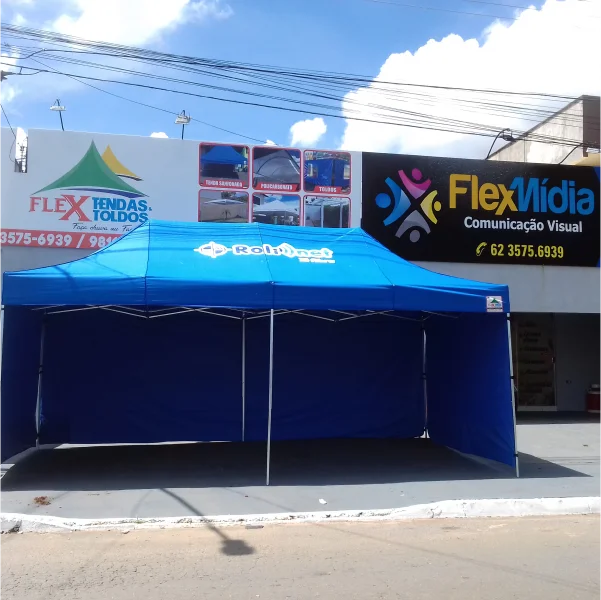 Tenda sanfonada personalizada: Lona, policarbonato ou tecido? Comparativo completo Tenda sanfonada personalizada: Lona, policarbonato ou tecido? Comparativo completo