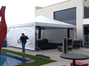 Tenda piramidal para eventos: Vantagens, aplicações e tipos de estrutura